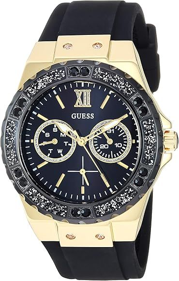 GUESS 39MM Crystal Silicone Watch | Amazon (US)