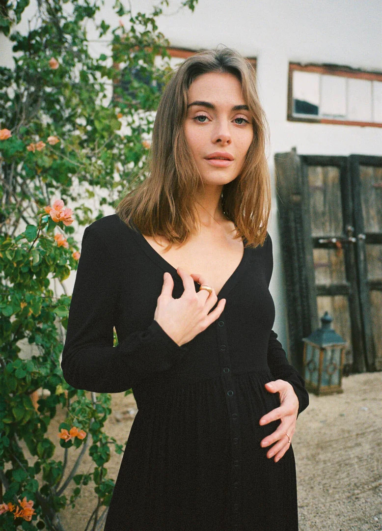 The Softest Rib Nursing Dress | Hatch Collection