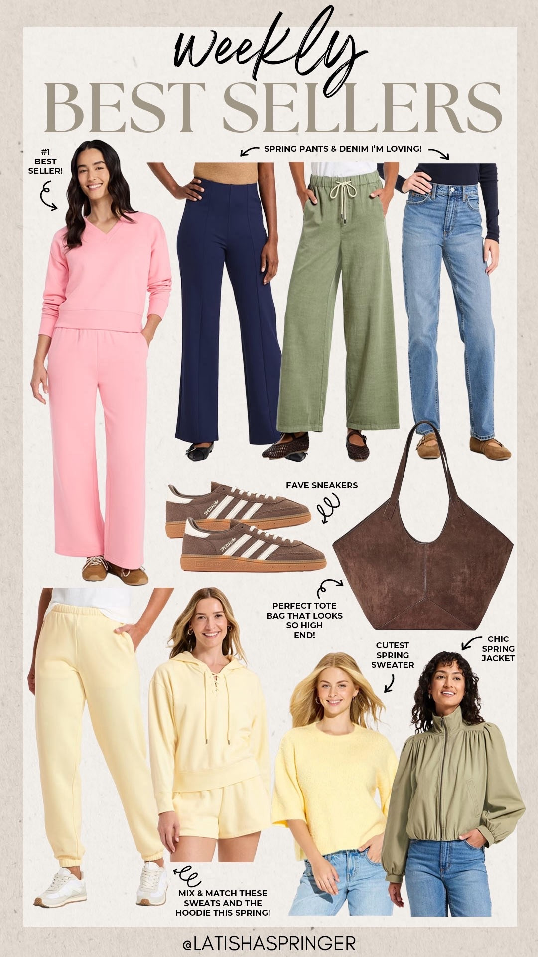 Last week’s best sellers!

#bestsellers

Best sellers. Weekly best sellers. Last week’s best sellers. Target finds. Walmart finds. Target fashion. Walmart fashion. Walmart matching spring lounge set. Target denim. Target spring style. Target spring pants. Target workwear pants. Brown adidas. Trendy tote bag. Target suede tote. Matching spring lounge set. Target athleisure. Target spring jacket. Target spring sweater  

#LTKSaleAlert #LTKSeasonal #LTKootd