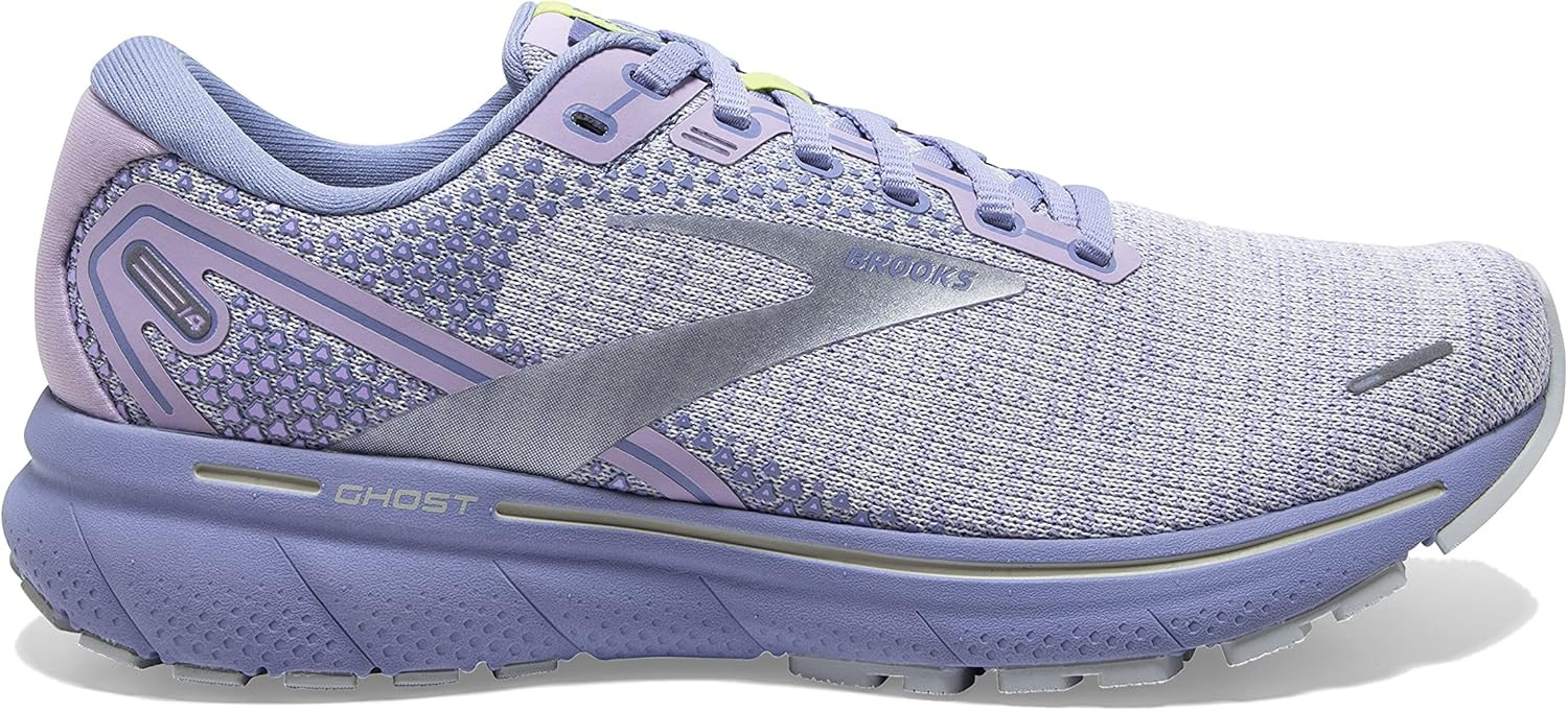 Amazon.com | Brooks Ghost 14 Women's Neutral Running Shoe - Lilac/Purple/Lime - 8.5 | Road Runnin... | Amazon (US)