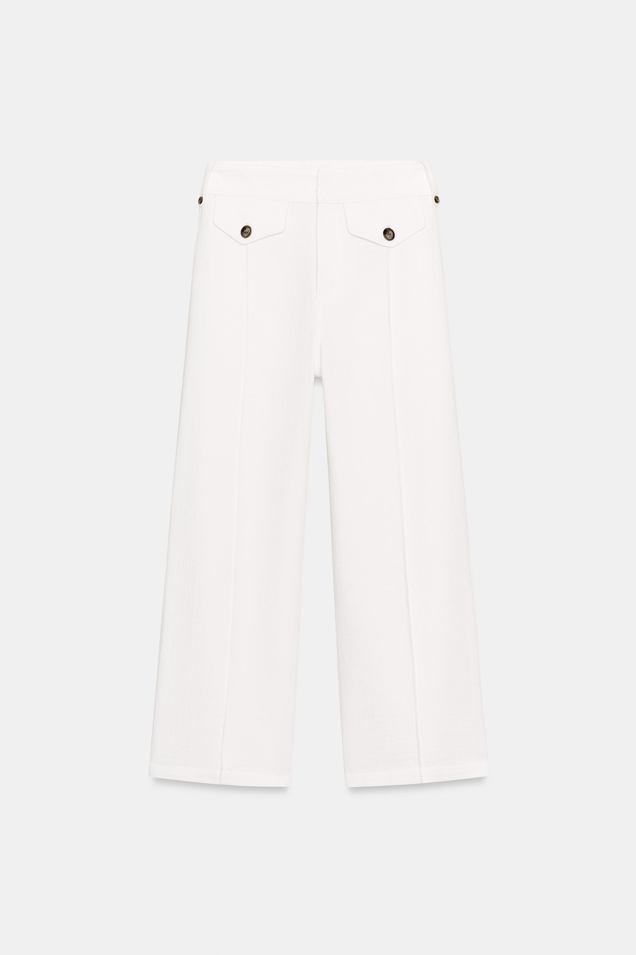 RUSTIC WEAVE CULOTTES | Zara US