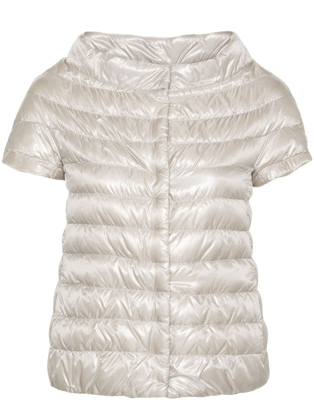 Herno Emilia quilted jacket - Grey | Farfetch Global