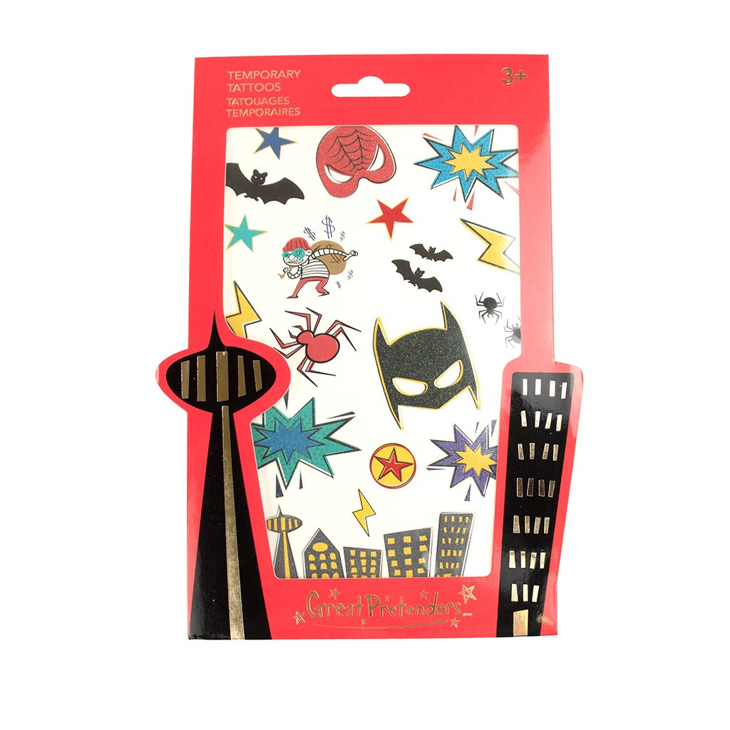 Superhero Temporary Tattoos | Ellifox