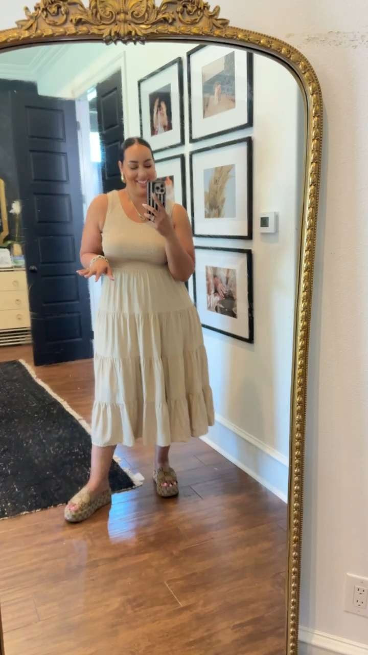 Another easy to throw on Amazon dress that I'll be wearing all summer ✨ 

 #LTKFindsUnder50 #LTKStyleTip #LTKPlusSize