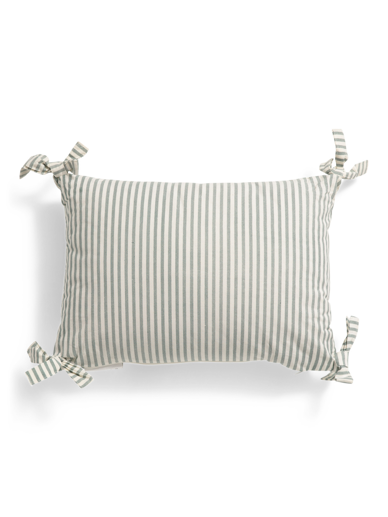 14x20 Striped Cotton Corner Ties Pillow | TJ Maxx