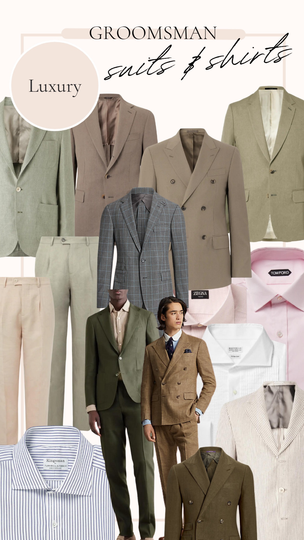 The ultimate luxury edit of groomsmen suits for those upcoming summer weddings.

#LTKSeasonal #LTKwedding