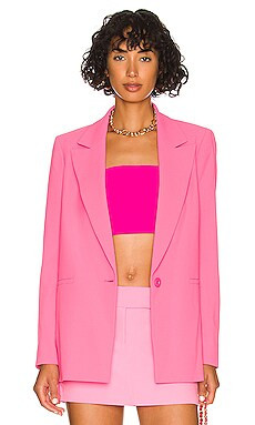 Alice + Olivia Denny Boyfriend Blazer in French Rose from Revolve.com | Revolve Clothing (Global)
