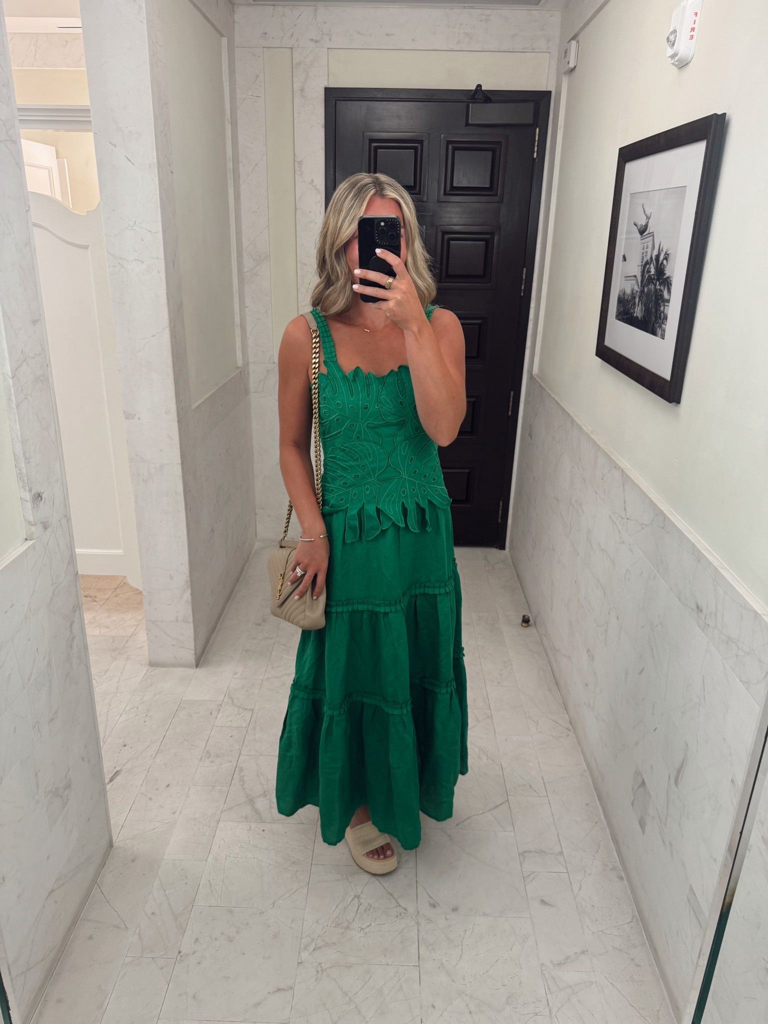 Honeymoon outfit! Green vacation dress from Anthropologie! So flattering!! 

#LTKTravel #LTKWedding #LTKStyleTip