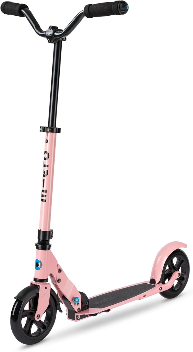 Micro Kickboard - Speed Deluxe Foldable Scooter, 180 mm 2-Wheeled, Adjustable Handlebars, Smooth,... | Amazon (US)