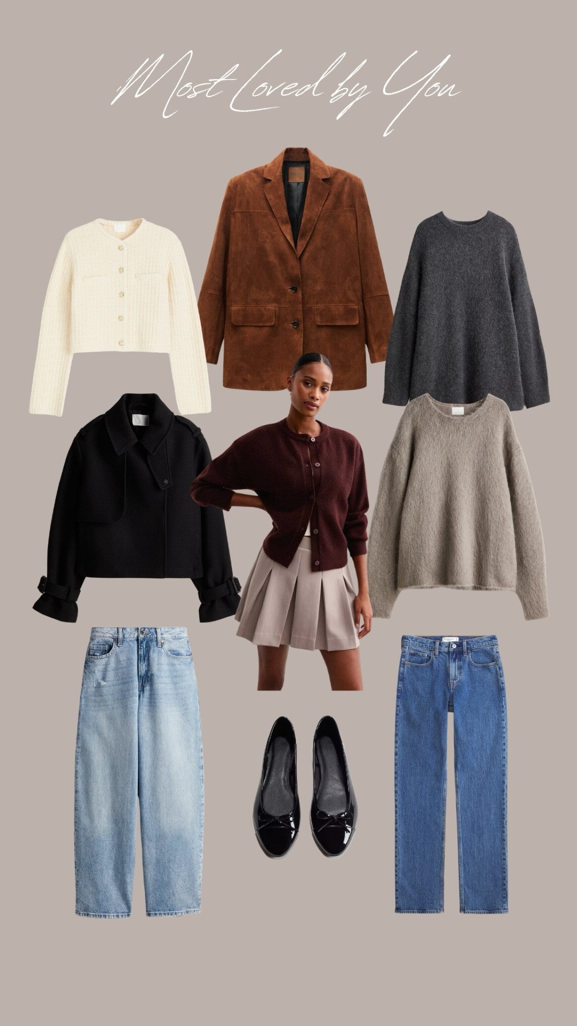 Most loved by you 🤎 lots of autumnal shades of brown and burgundy, pop of blue jeans and this gorgeous Mango suede blazer 

#LTKautumn #FashionMonth