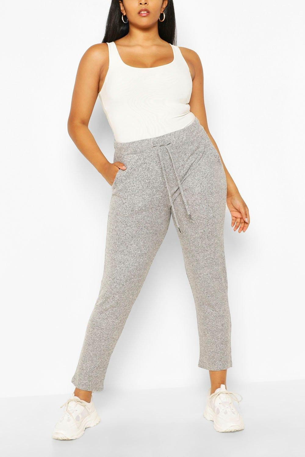Plus Drawstring Waist Joggers | Boohoo.com (US & CA)