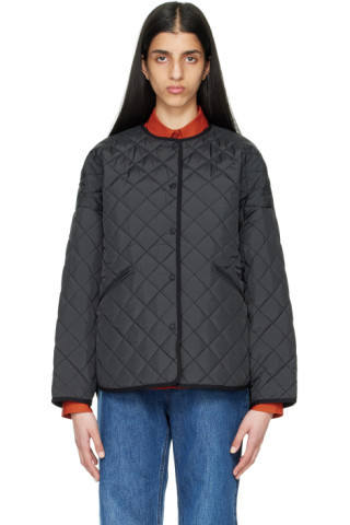 Totême - Black Quilted Jacket | SSENSE