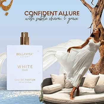 Bellavita Luxury White Oud Eau de Parfum | 100 ml (3.4 fl.oz.) | Perfume for Men and Women | Frui... | Amazon (US)