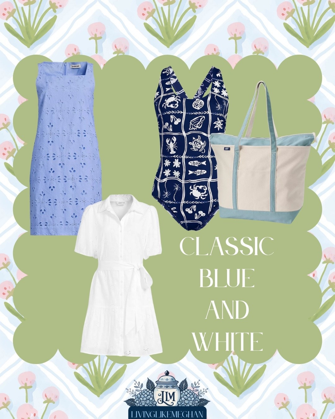 You can never go wrong with a classic blue and white color palette! 🌊🤍 It’s crisp, timeless, and perfect for the season!

#LTKSaleAlert #LTKmorningroutine #LTKgrwm