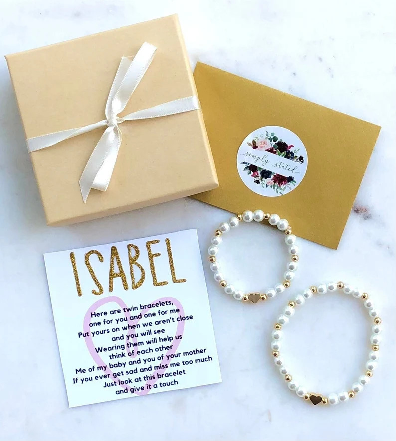 Mother Daughter First Day of School Bracelet Set School - Etsy | Etsy (US)