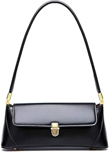 Women Shoulder Bags Vintage Handbag Retro Classic Small Purse 90s Buckle Closure | Amazon (US)