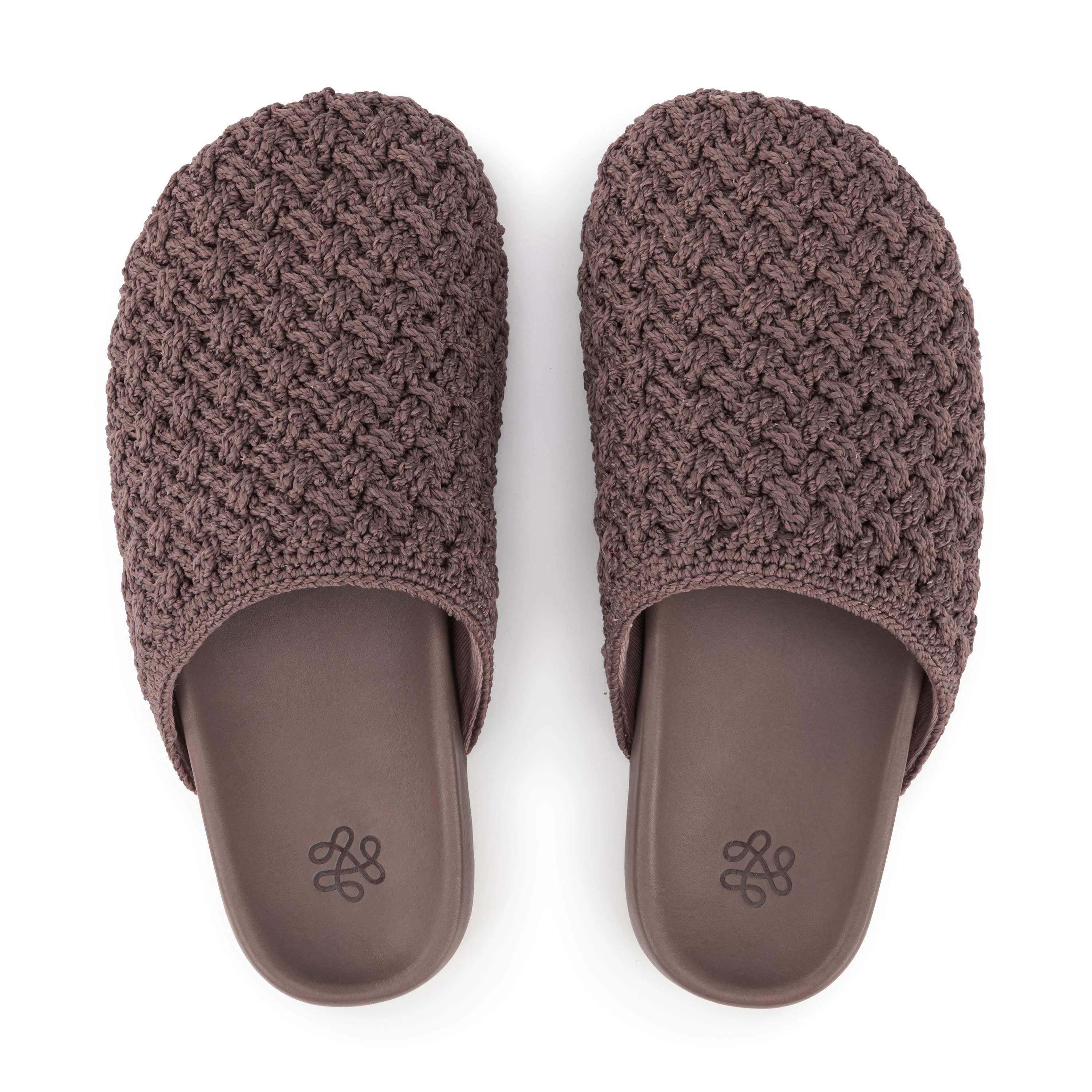 Bolinas Clog - Hand Crochet - Mushroom Cozy Weave | The Sak