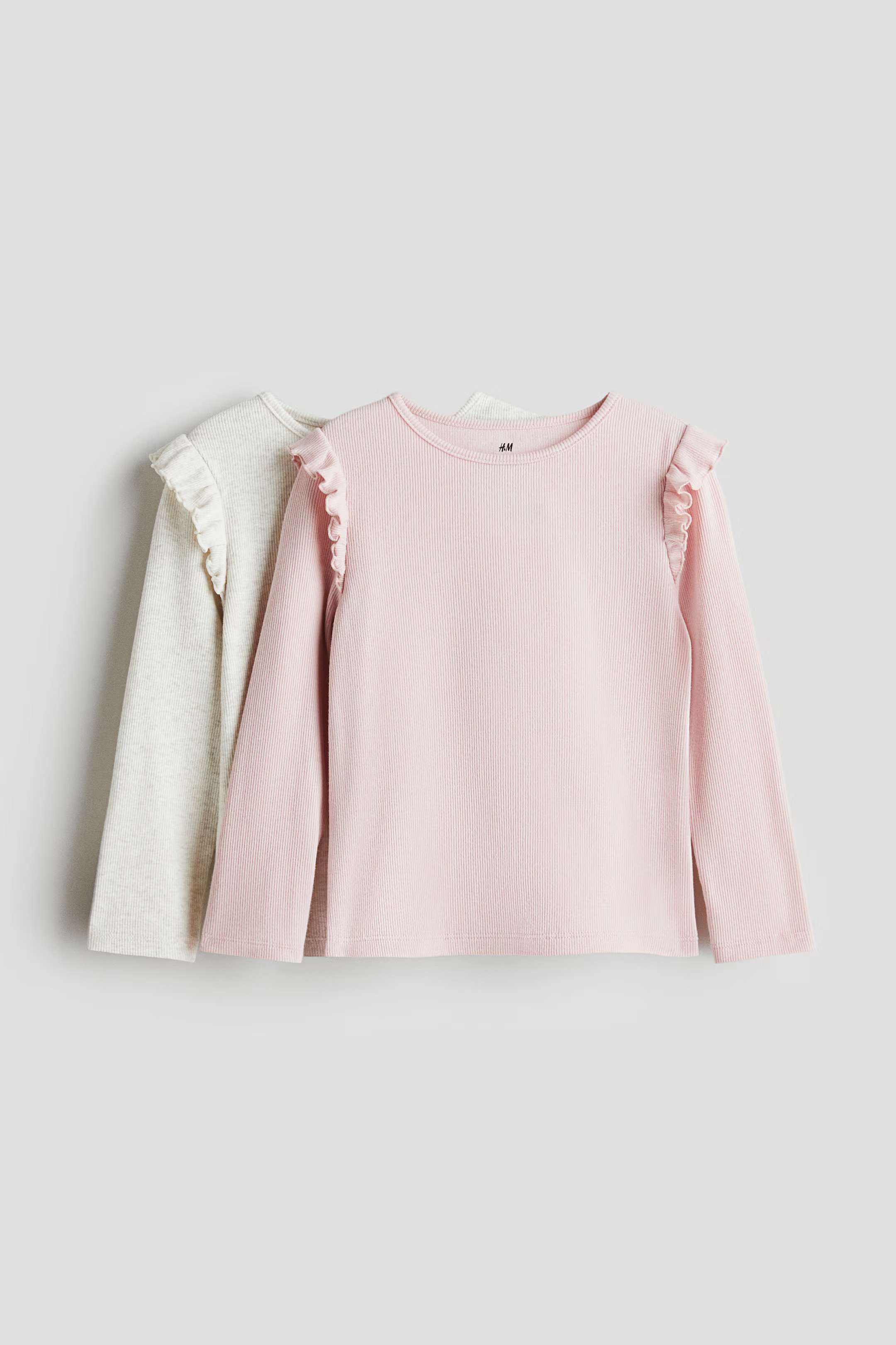 2-pack Ribbed Cotton Tops | H&M (US + CA)
