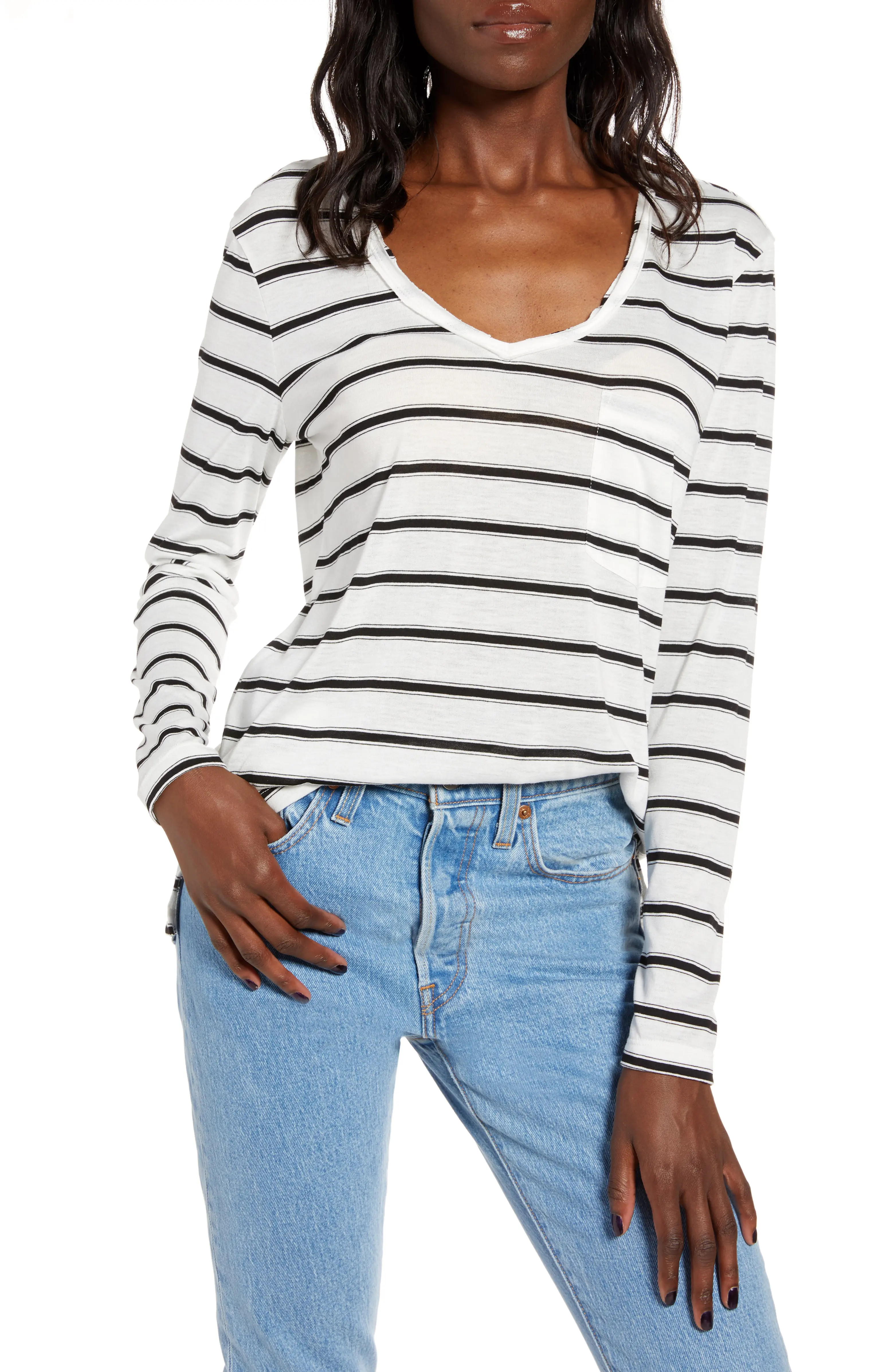 Raw Edge Pocket Tee | Nordstrom