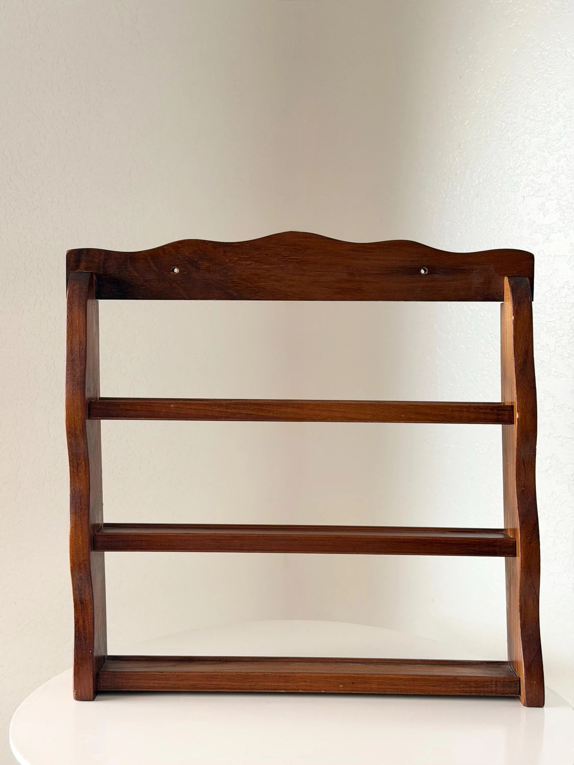 Vintage Wooden Spice Rack Wall Shelf | Etsy (Global)