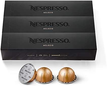 Nespresso Capsules VertuoLine, Melozio, Medium Roast Coffee, 30 Count Coffee Pods, Brews 7.8oz | Amazon (US)