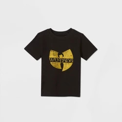Men's Wu-Tang Clan Logo Short Sleeve Graphic T-Shirt - Black | Target