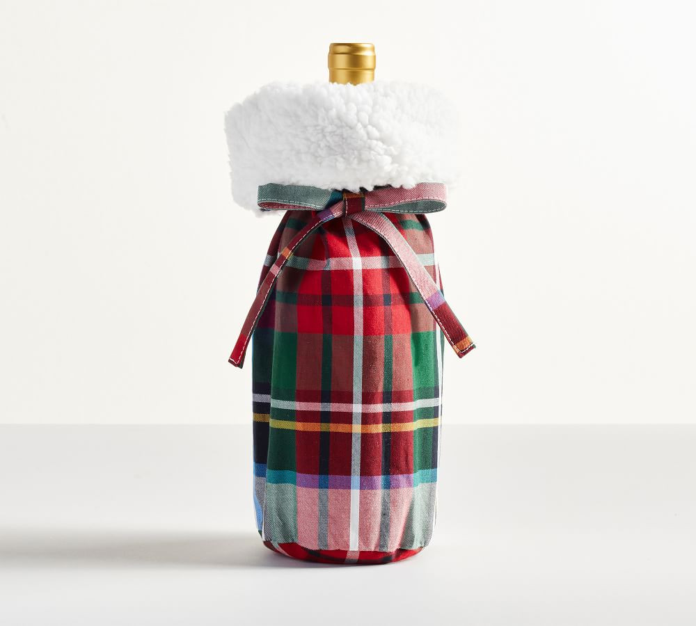 Stewart Plaid Wine Bag | Pottery Barn (US)