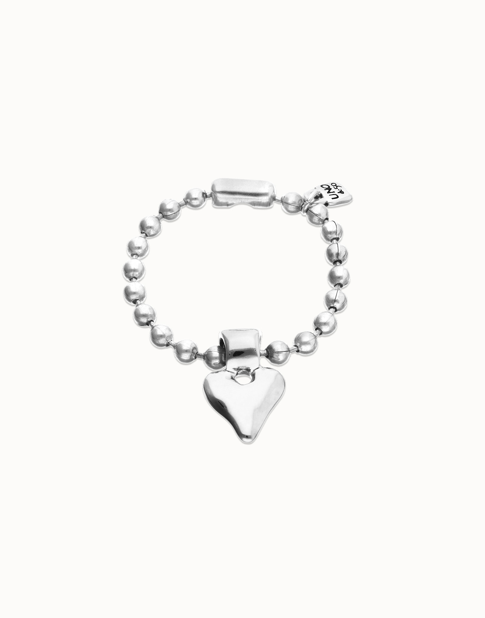 Bead bracelet with heart detail | UNOde50
