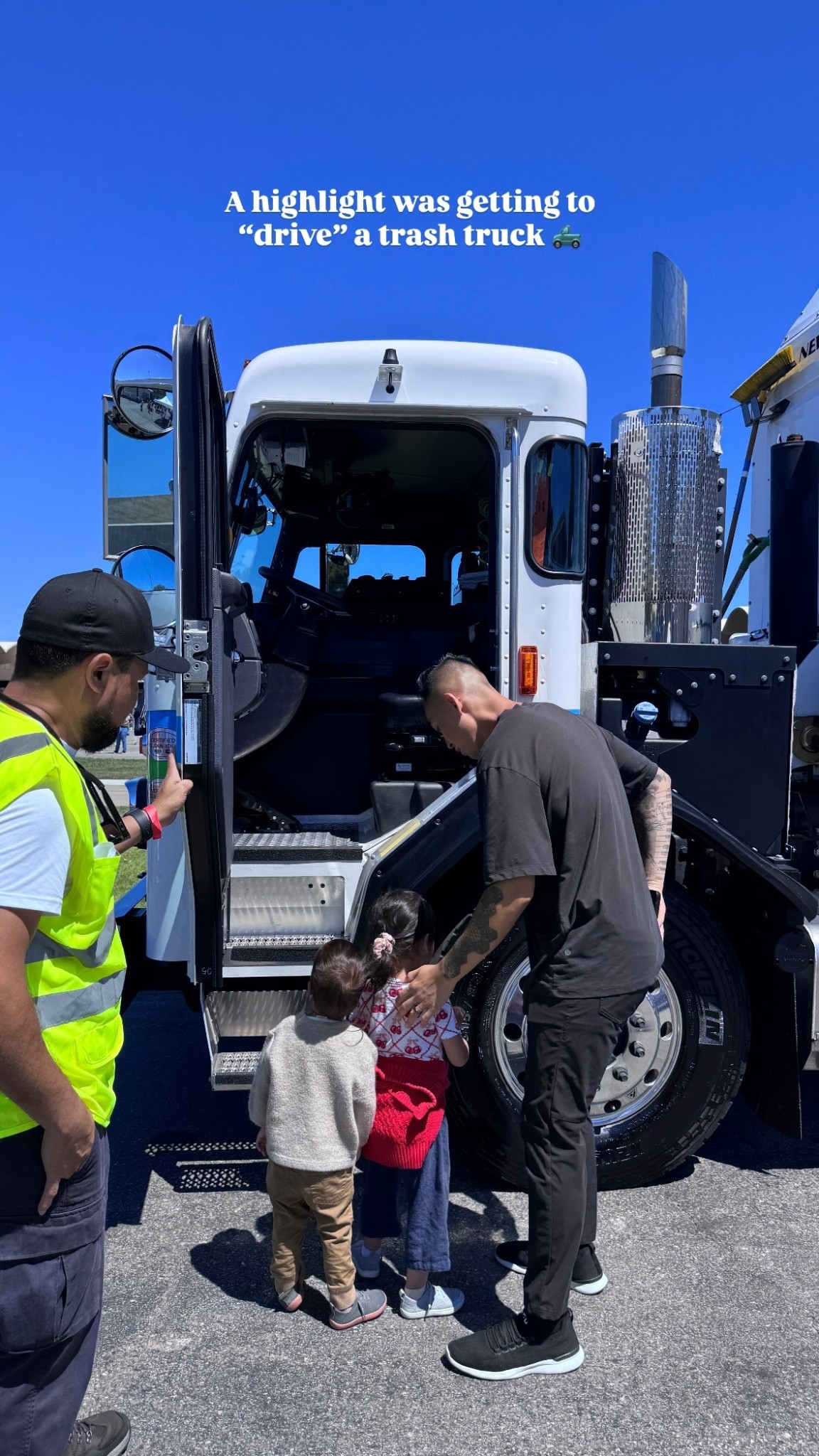 A highlight was getting to “drive” a trash truck 🛻

#LTKBaby #LTKFamily #LTKKids