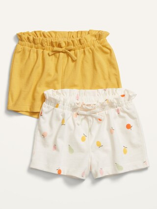 2-Pack Jersey-Knit Pull-On Shorts for Baby | Old Navy (US)