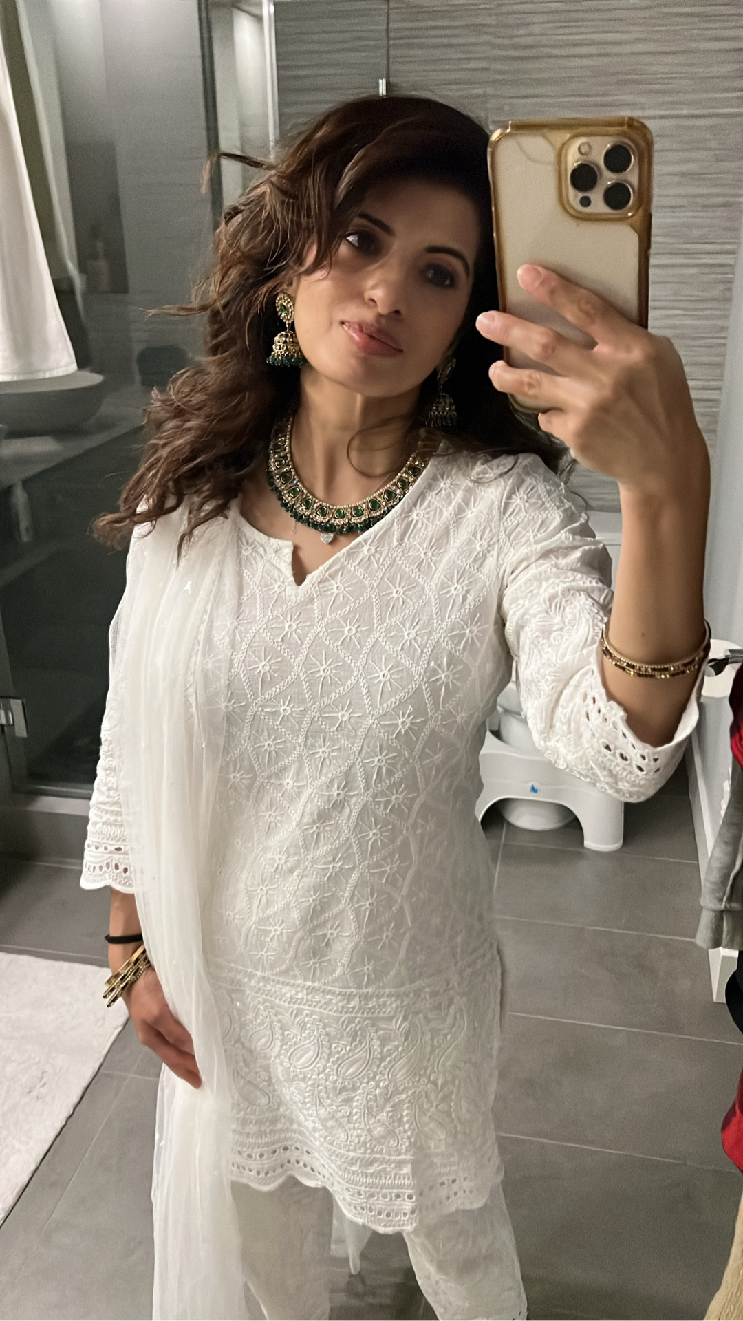 Amazon suit - around $48
Etsy green kundan set - linking 6 similar options on Etsy and Amazon 
#diwali #whitesuit #indiansuit 

#LTKFindsUnder50 #LTKParties