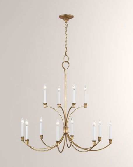 C&M by Chapman and Myers Westerly 12-Light Chandelier | Neiman Marcus