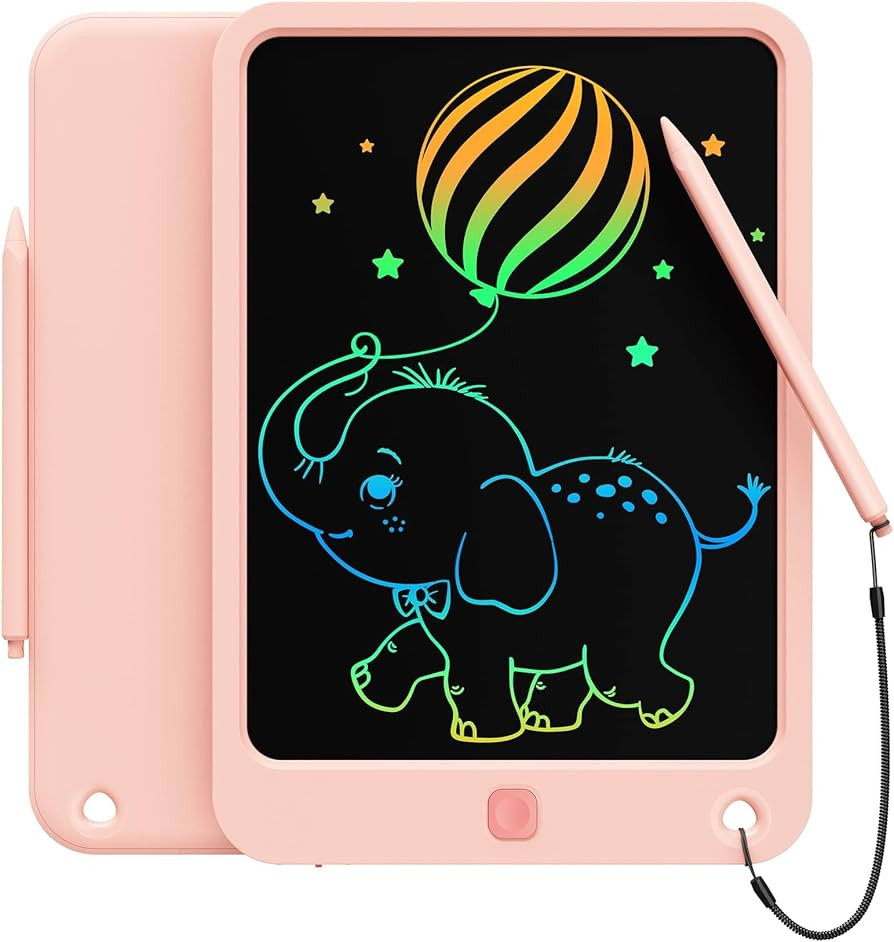 bravokids LCD Writing Tablet for Kids Toys, 10 Inch Colorful Doodle Board Drawing Pad for Writing Bo | Amazon (US)