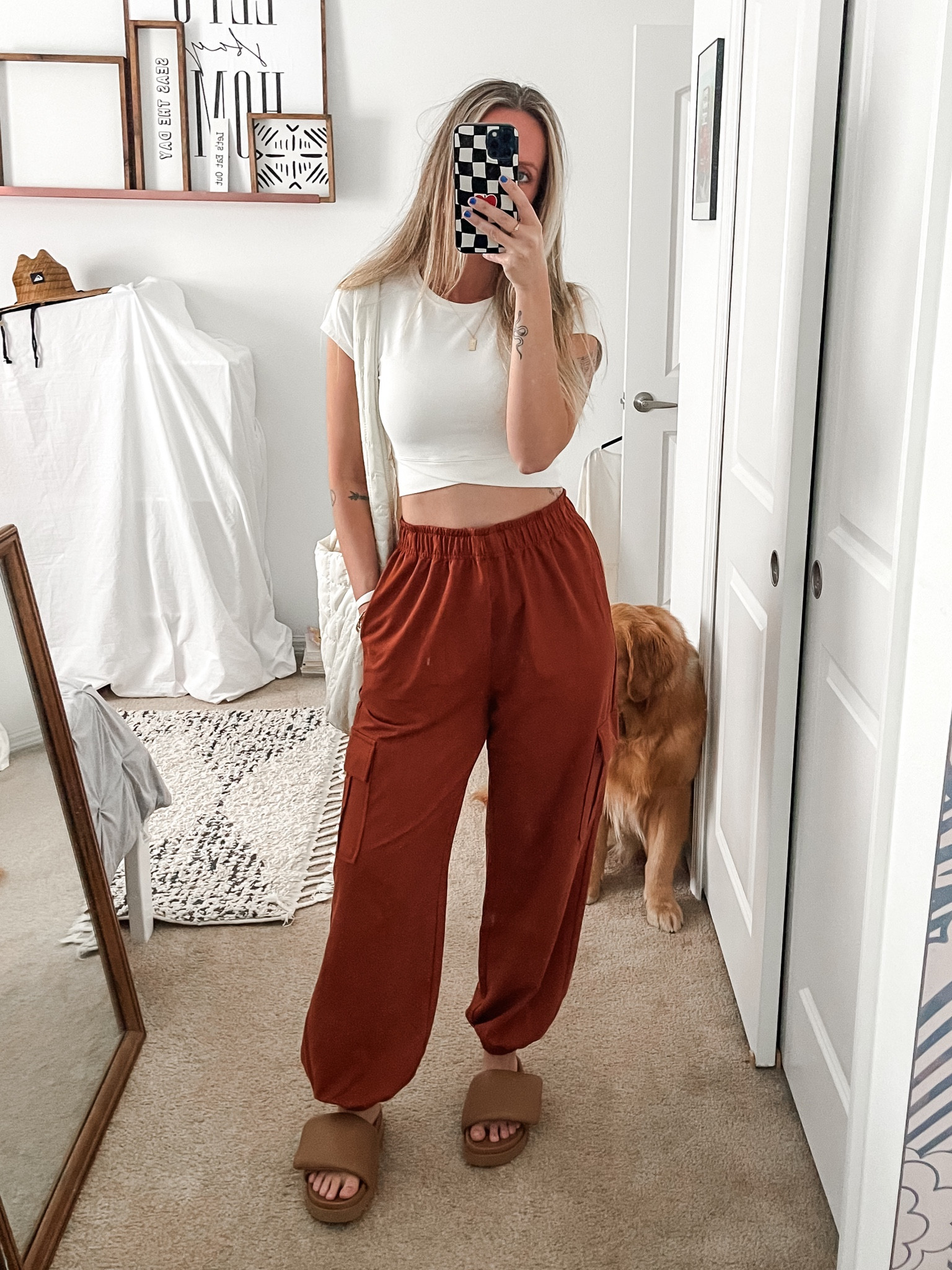 Perfect spring fit #amazon #slides #cargopants

#LTKshoecrush #LTKstyletip #LTKfindsunder50