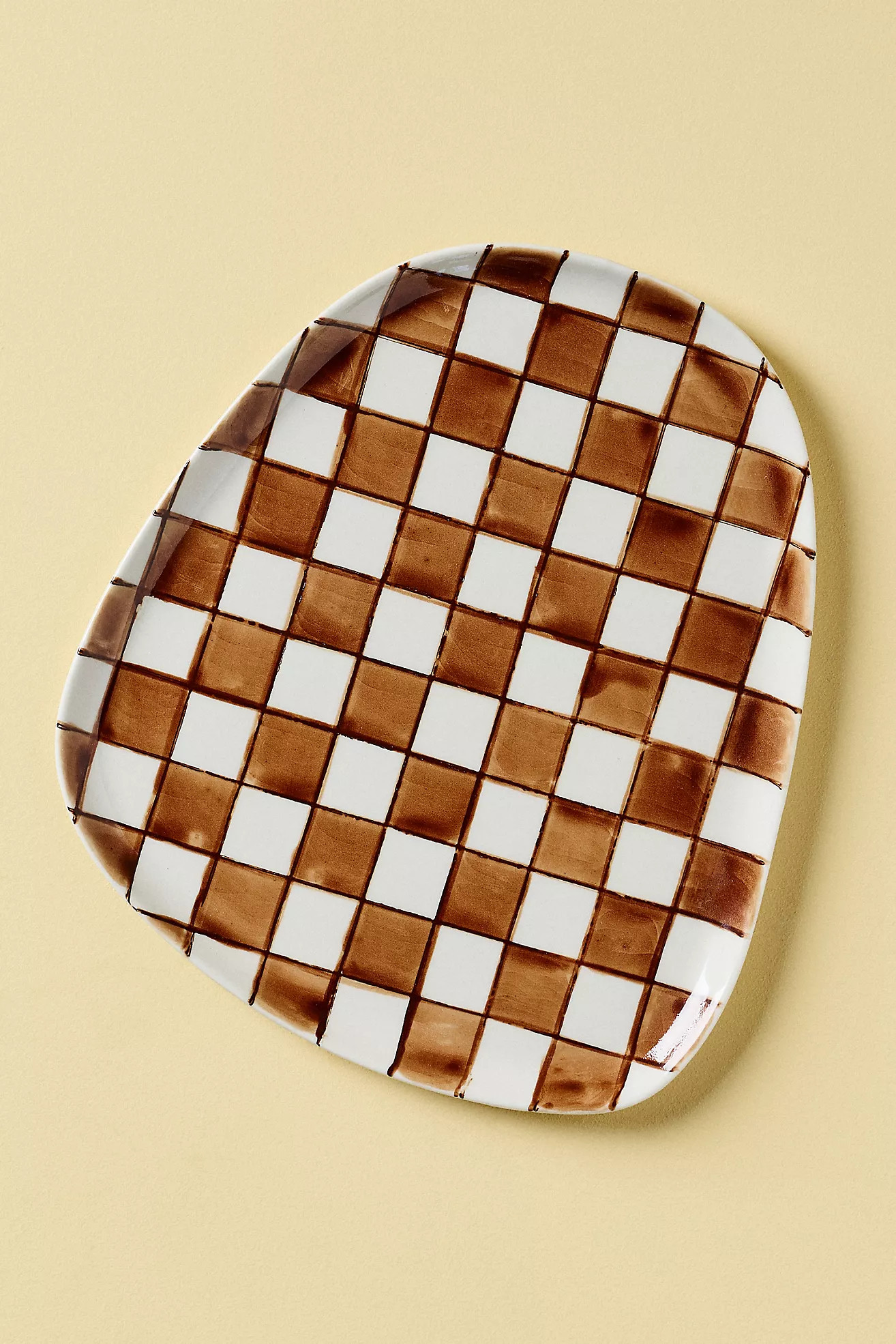 Colored Checkered Trinket Tray | Anthropologie (US)