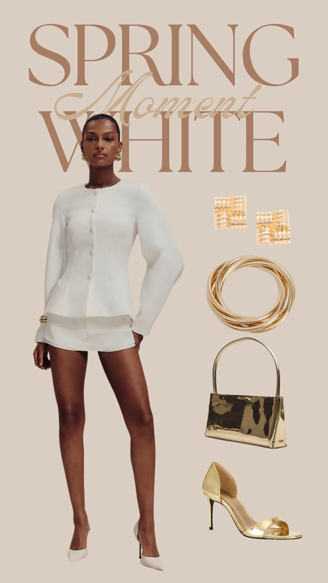 You can never go wrong with an all white look in the spring.

It instantly makes everything feel clean, elevated, and put together without needing too much.

I’ve really been loving simple tailored pieces lately because they always give that effortless expensive look.

Minimal, classy, and easy to wear over and over again ✨ 

 #LTKootd #LTKTall