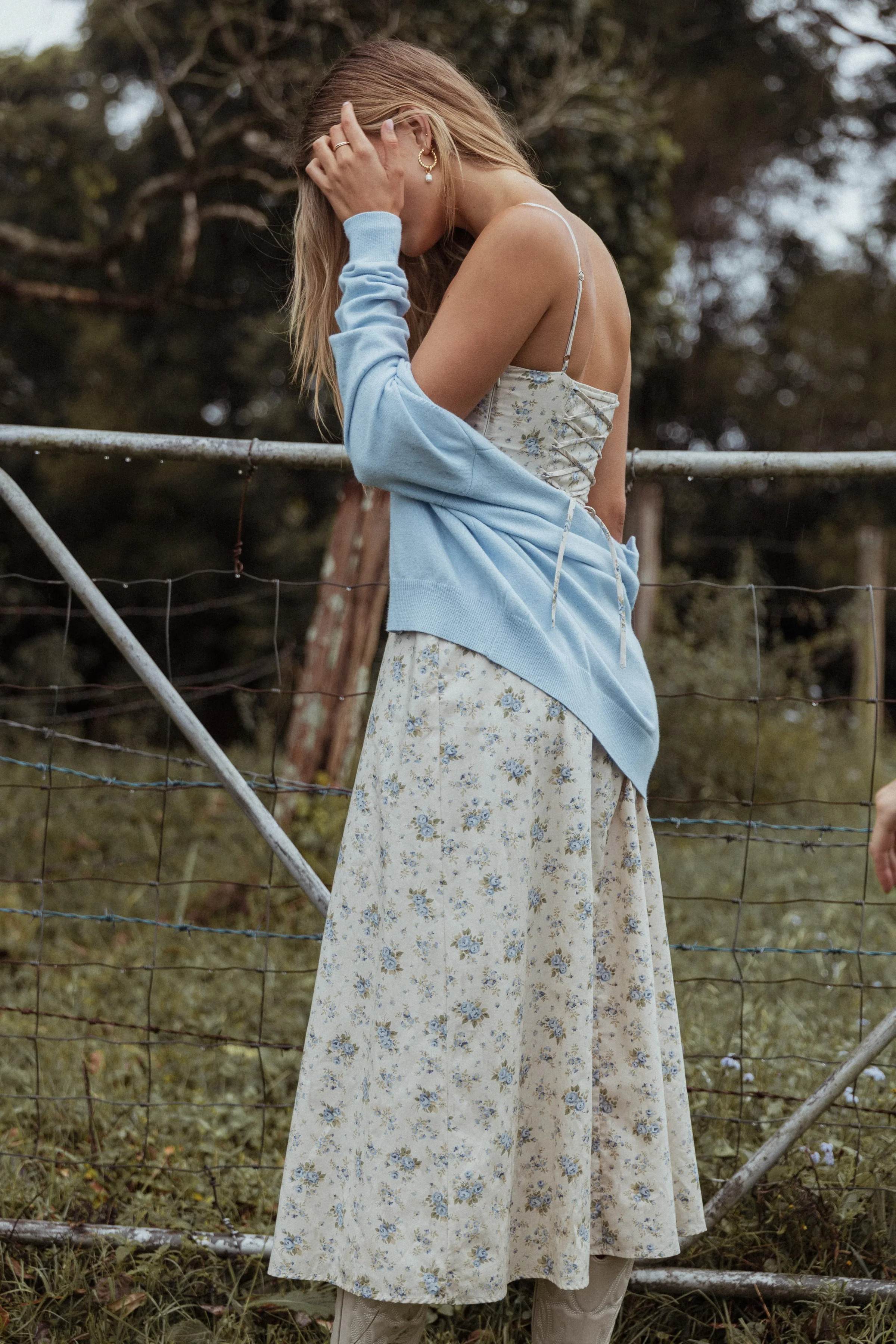 Tiarna Maxi Dress - Blue Floral | Petal & Pup (US)
