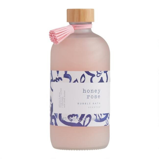 A&G Abstract Clash Honey Rose Bubble Bath | World Market