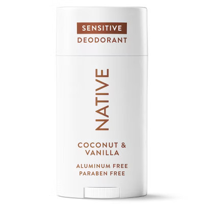 Native Sensitive Solid Deodorant for Women & Men - Coconut & Vanilla - Aluminum & Baking Soda Free - 2.65oz | Target