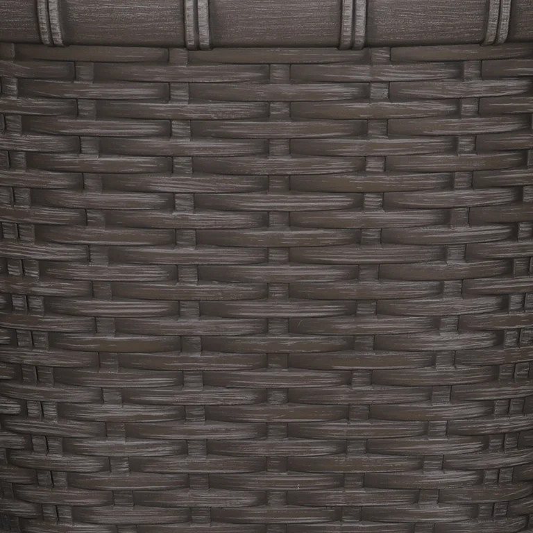 My Texas House Ainsley 16in Dark Brown 100% Recycled Resin Planter | Walmart (US)