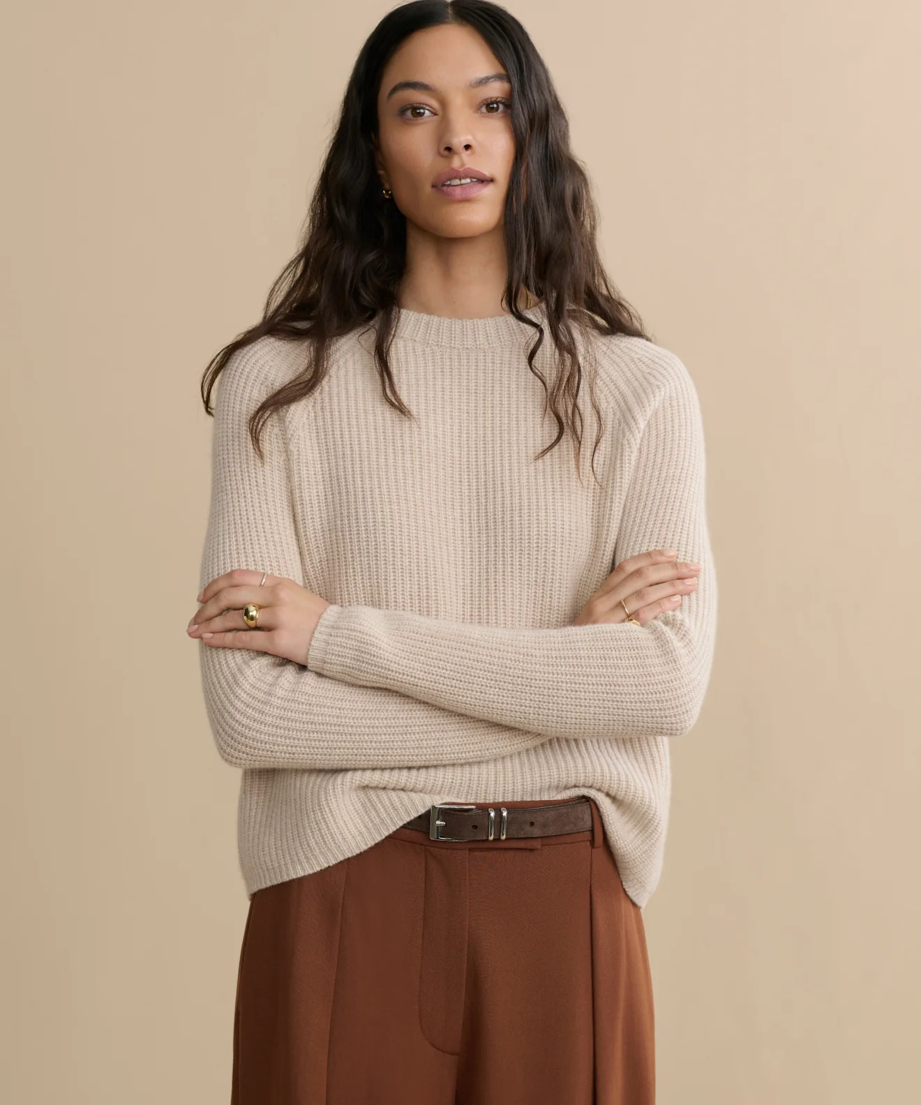 Cashmere Fisherman Sweater | Jenni Kayne