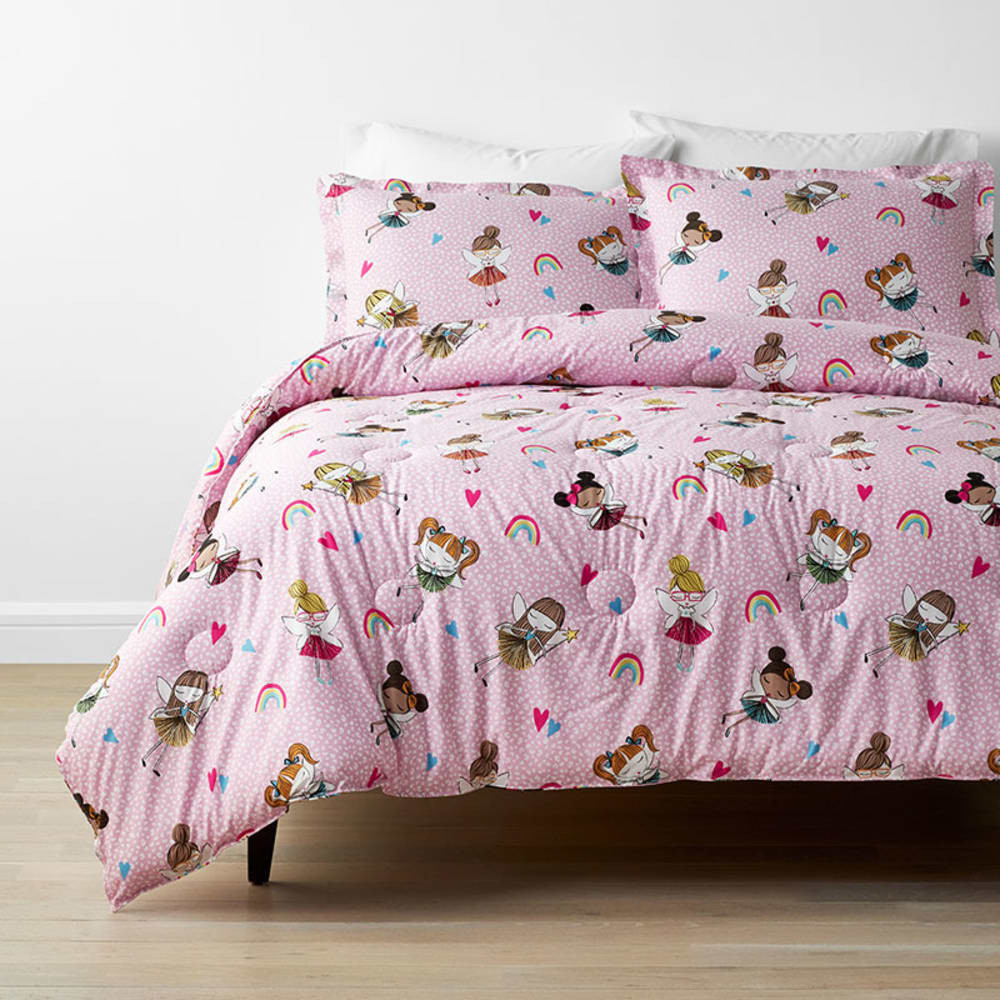 Company Kids™ Fairy Ballerina Organic Cotton Percale Comforter Set | The Company Store