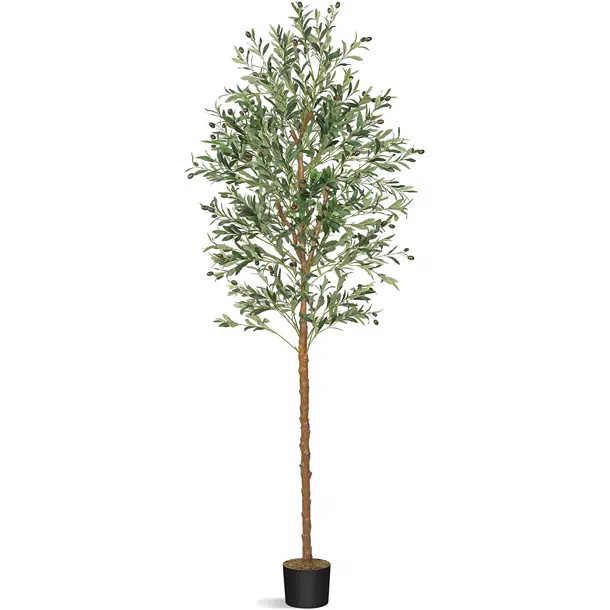 83'' Faux Olive Tree Tree in Pot | Wayfair North America