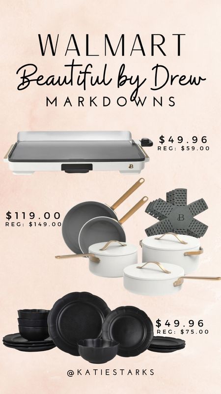 Beautiful by Drew markdowns! Save on this cookware set, griddle and dish set!

#LTKSaleAlert #LTKFindsUnder50 #LTKHome