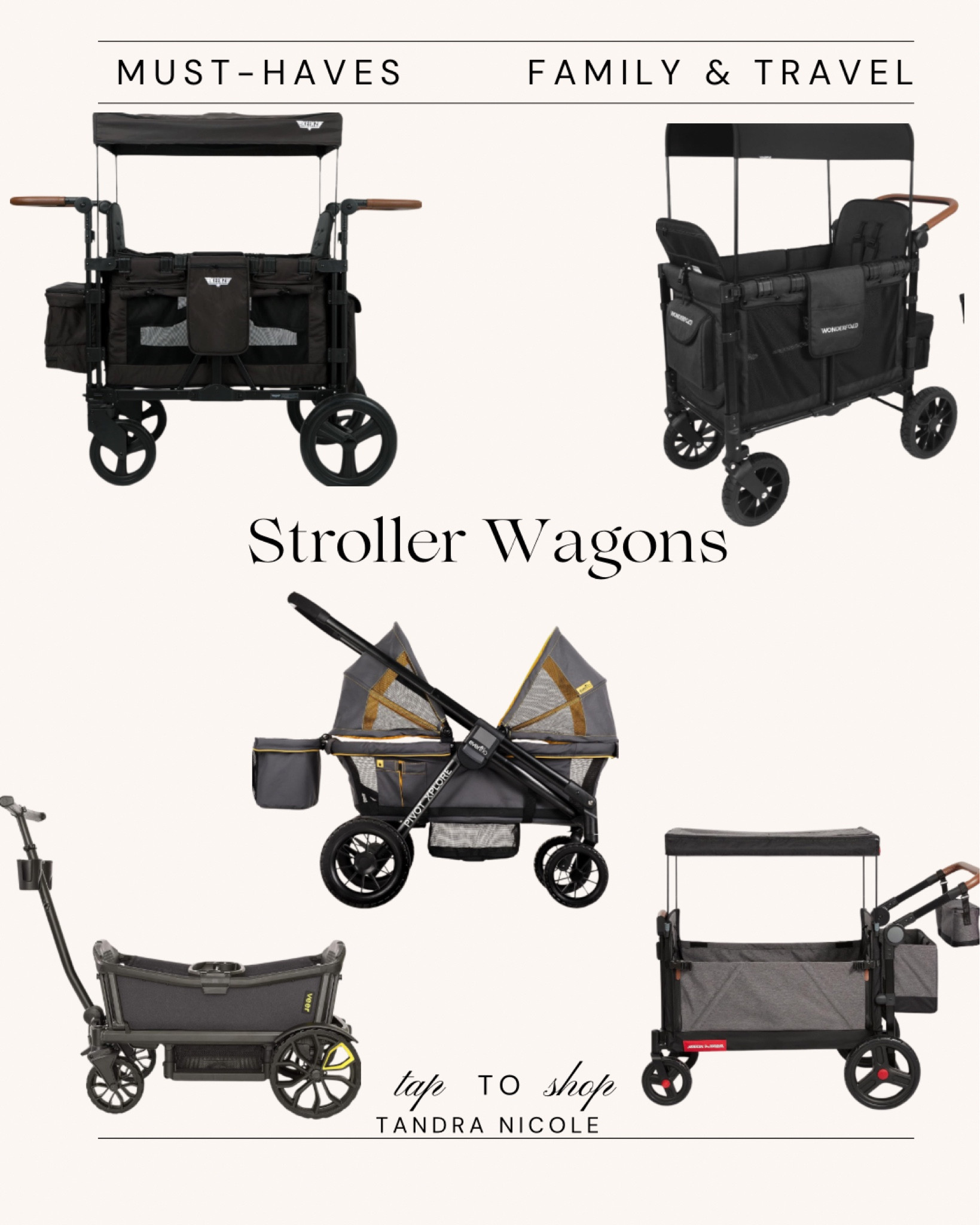 The most asked question I'm get when out with the kids is “what stroller wagon is this & do you love it?”

I love our Wonderfold Wagon but I've done a roundup of stroller wagons to help all those families that need one.

#LTKbaby #LTKfamily #LTKkids