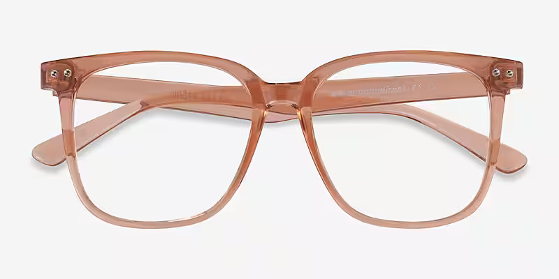 Piano Square Brown Full Rim Eyeglasses | Eyebuydirect | EyeBuyDirect.com