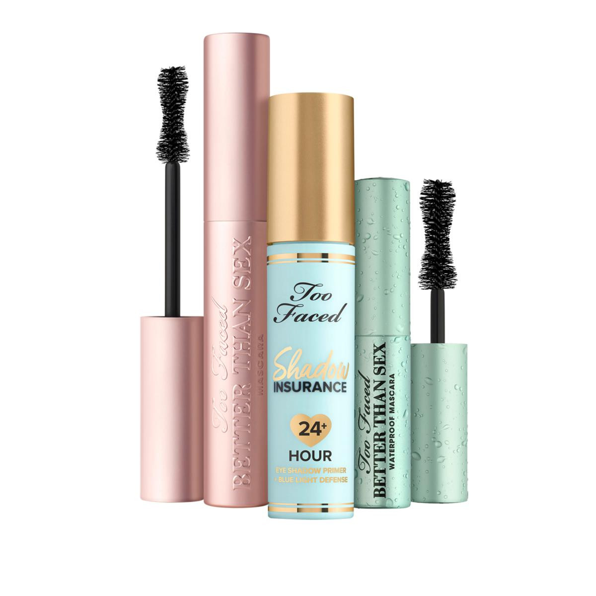 Too Faced Sexy Eyes Rain or Shine 3pc Set w/ Mascara & Shadow Primer | HSN