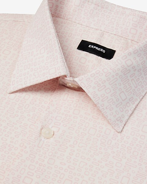 Extra Slim Geo Stretch 1MX Dress Shirt | Express
