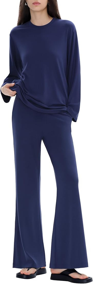 Women's Lounge Sets Two Piece Outfits Matching Set Loose Fit Tracksuits All Day Collection | Amazon (US)