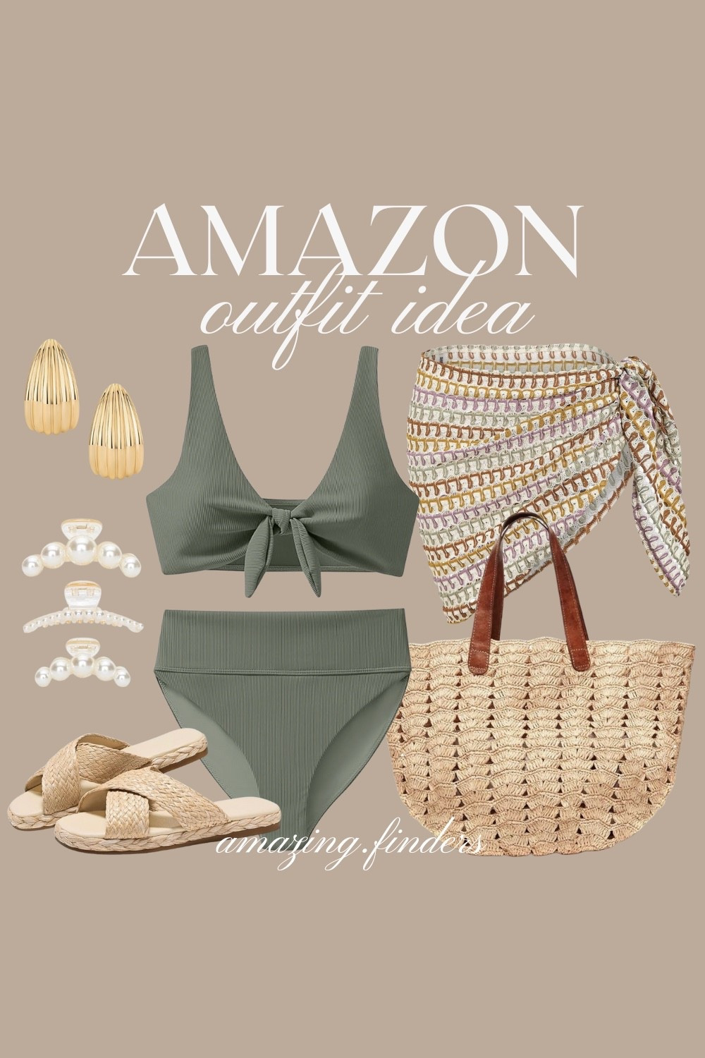 ANRABESS Bikini Sets for Women Summer High Waisted 2 Piece Bathing Suit Ribbed Tie Knot Swimsuit 2026 Beach Vacation Swimwear,
ZAFUL Sarong Coverups for Women Beach Vacation Fishnet See Thru Tie Side Bathing Suit Cover Up Mini Skirt,
MAR Y SOL Paros Scalloped Open Crocheted Raffia Carryall Tote Beach Bag,
Coutgo Womens Flat Sandals Espadrilles Raffia Open Toe Slides Braided Slip On Summer Beach Shoes,
ANRABESS Bikini Sets for Women Summer High Waisted 2 Piece Bathing Suit Ribbed Tie Knot Swimsuit 2026 Beach Vacation Swimwear,
PAVOI 14K Gold Plated Chunky Vintage Earrings for Women - Trendy Textured Ribbed Knot Geometric Triangle Rope Button Seashell Wing Dangle Drop Stud Earrings Dupes,
Hair Clips for Women, Large Pearl Hair Claw Clip Set Strong Hold No Slip, Banana Jaw Clip Barrettes, Hair Accessories Birthday Wedding Valentine's Day Gift for Girl Wife Styling Thick Thin (4 PCS)

Follow my LTK @amazingfinders on the @shop.LTK app to view this post and get my exclusive app-only content!

#liketkit 
@shop.ltk
https://liketk.it/5QFeu

#LTKSeasonal #LTKActive #LTKTravel